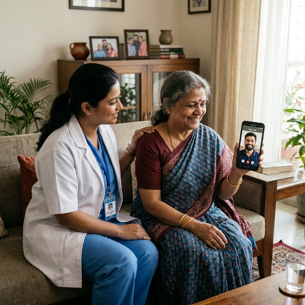 For every son and daughter living away from their parents — Hello Doctre ensures your loved ones are always cared for.
